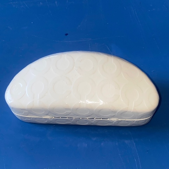 Coach Women's Black Sunglasses with Cream Case - Picture 7 of 10